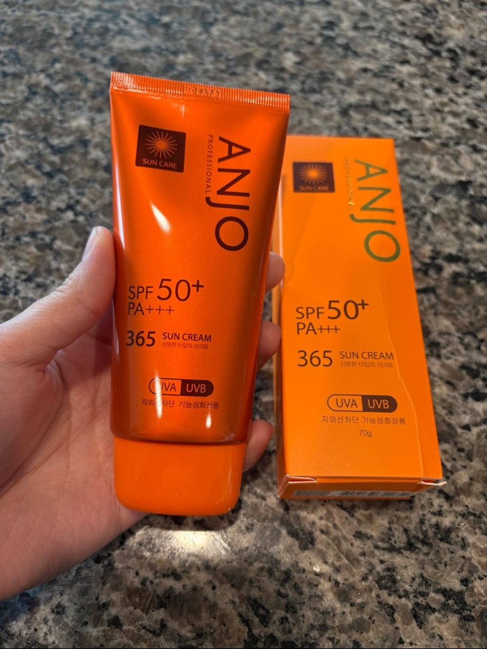 NWT ANJO SPF 50+ PA+++ 365 Sun Cream Made in Korea